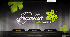 Desktop Screenshot of fkk-feigenblatt.de